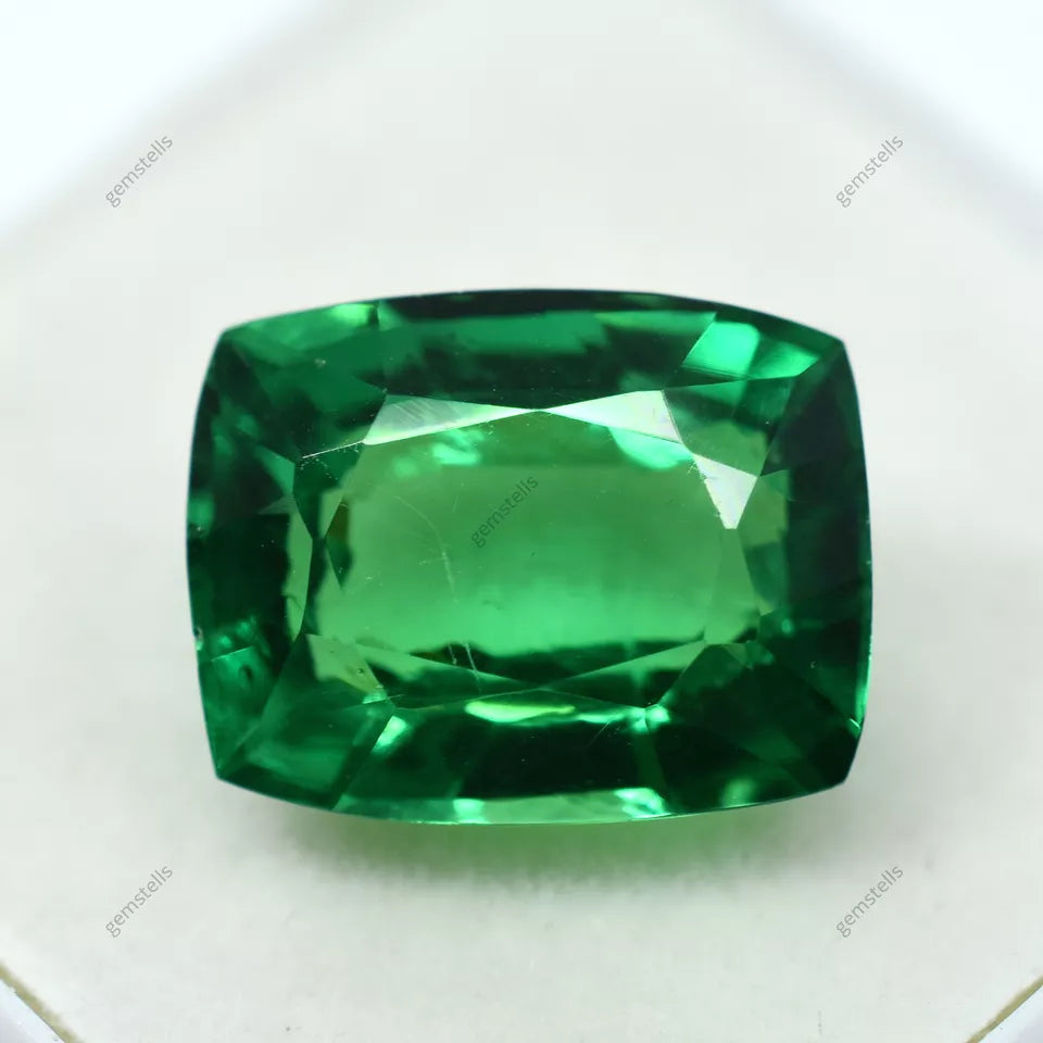 10.24 Ct Natural Unique Garnet Green Rare Cushion Cut CERTIFIED Loose Gemstone