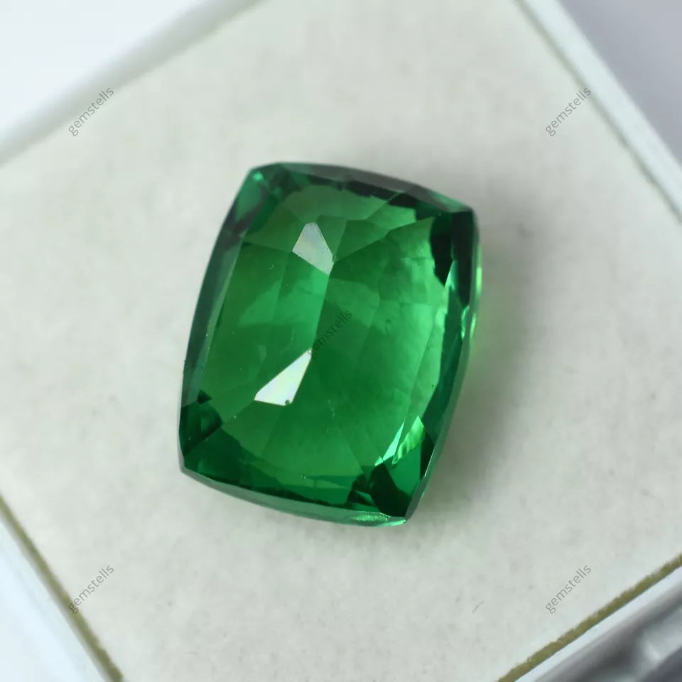 10.24 Ct Natural Unique Garnet Green Rare Cushion Cut CERTIFIED Loose Gemstone