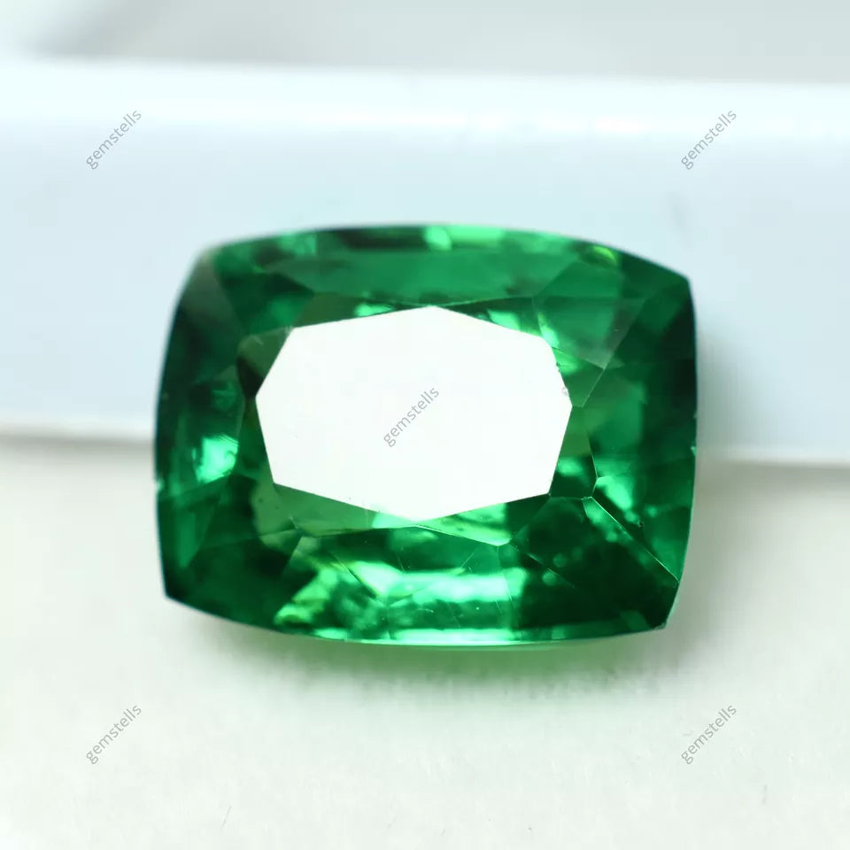 10.24 Ct Natural Unique Garnet Green Rare Cushion Cut CERTIFIED Loose Gemstone